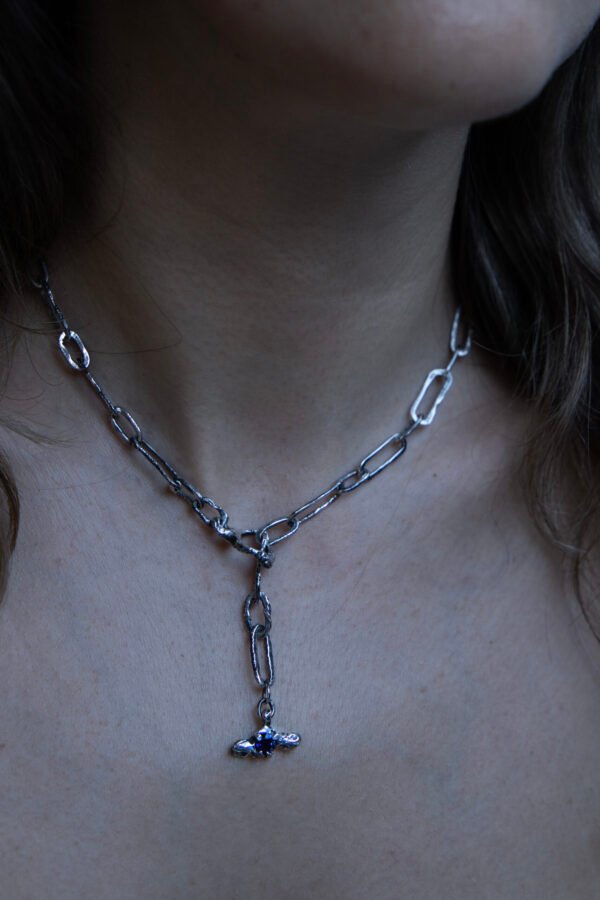 Iolite Choke Chain