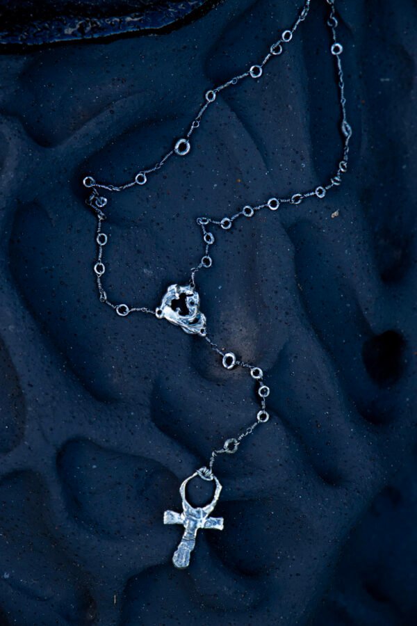 Mary Chain Ankh Necklace