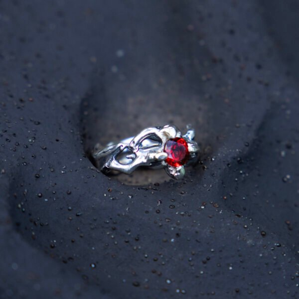 Garnet Grippy Ring